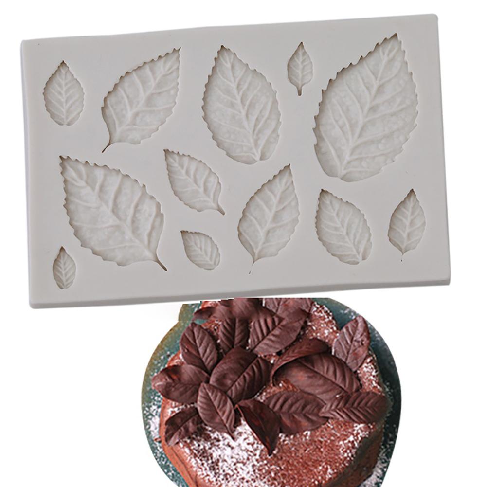 1 stuk Leaf Vorm Silicone Mold Cake Fondant Cookie Chocolade Bakken Decorating Tool bakken accessoires confeitaria Mold