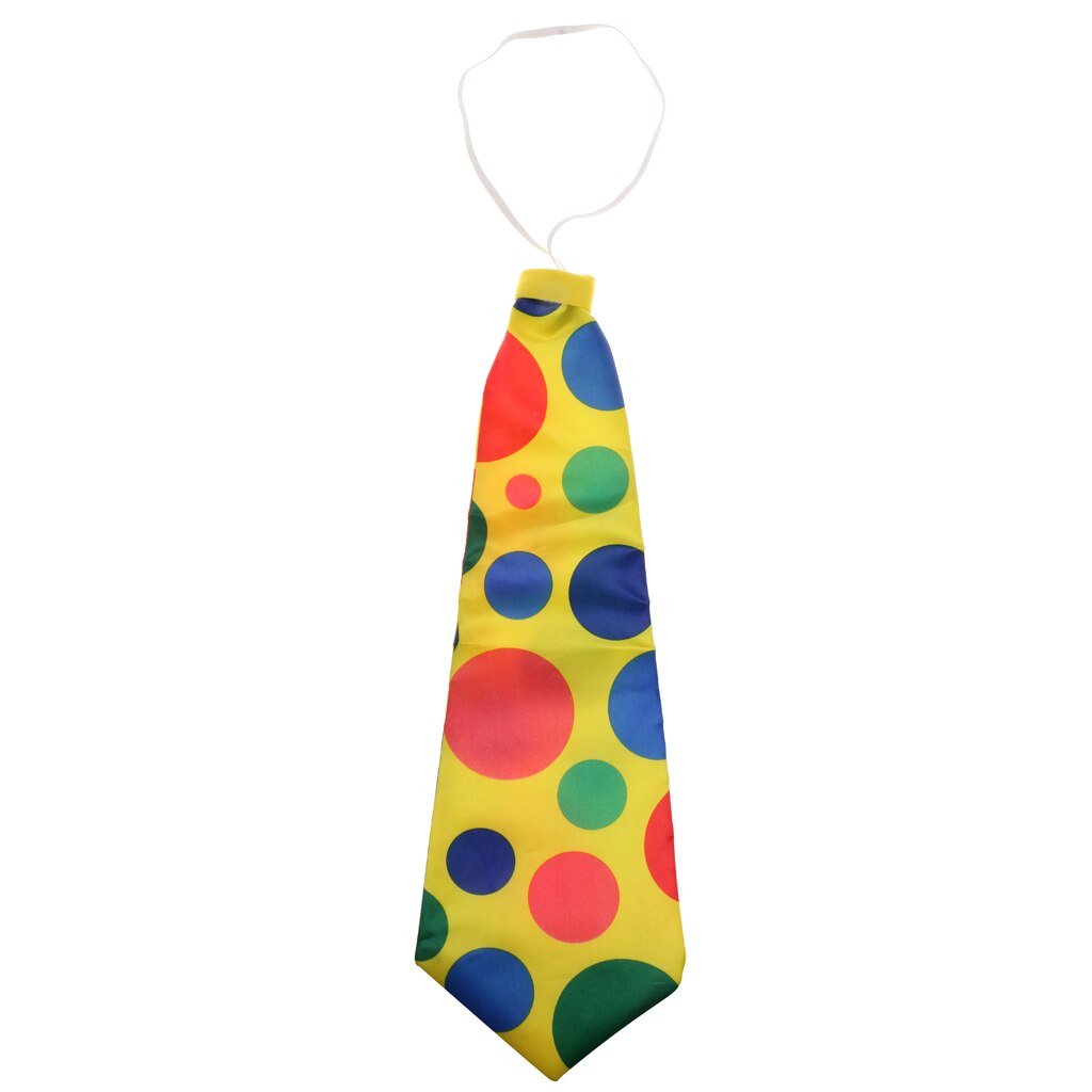 Giant Clown Tie Party Tie Maxi Harlequin Tie Fool Carnaval Tie