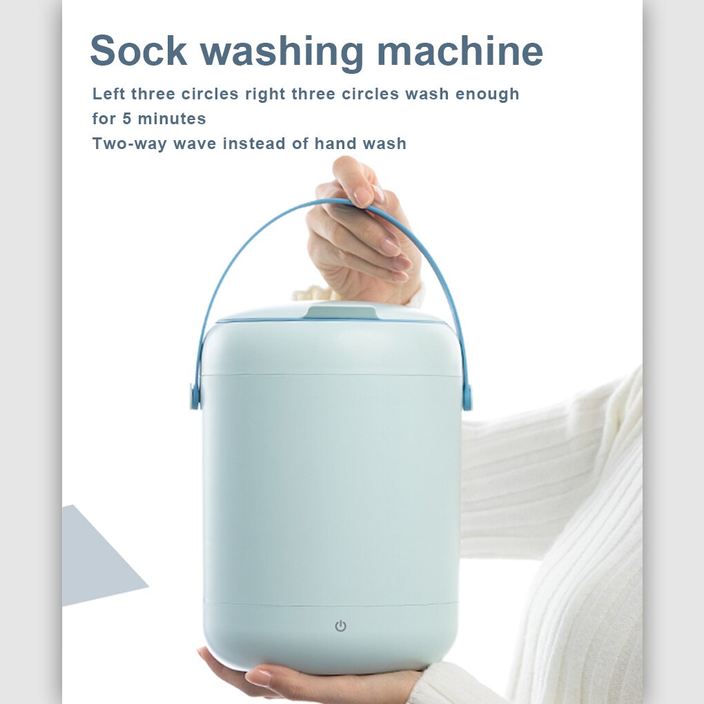 Desktop 2.8 Liter Washing Machine Portable Personal Underwear Laundry Washer Small Wash Travel Camping Cleaning Apartment Dorm