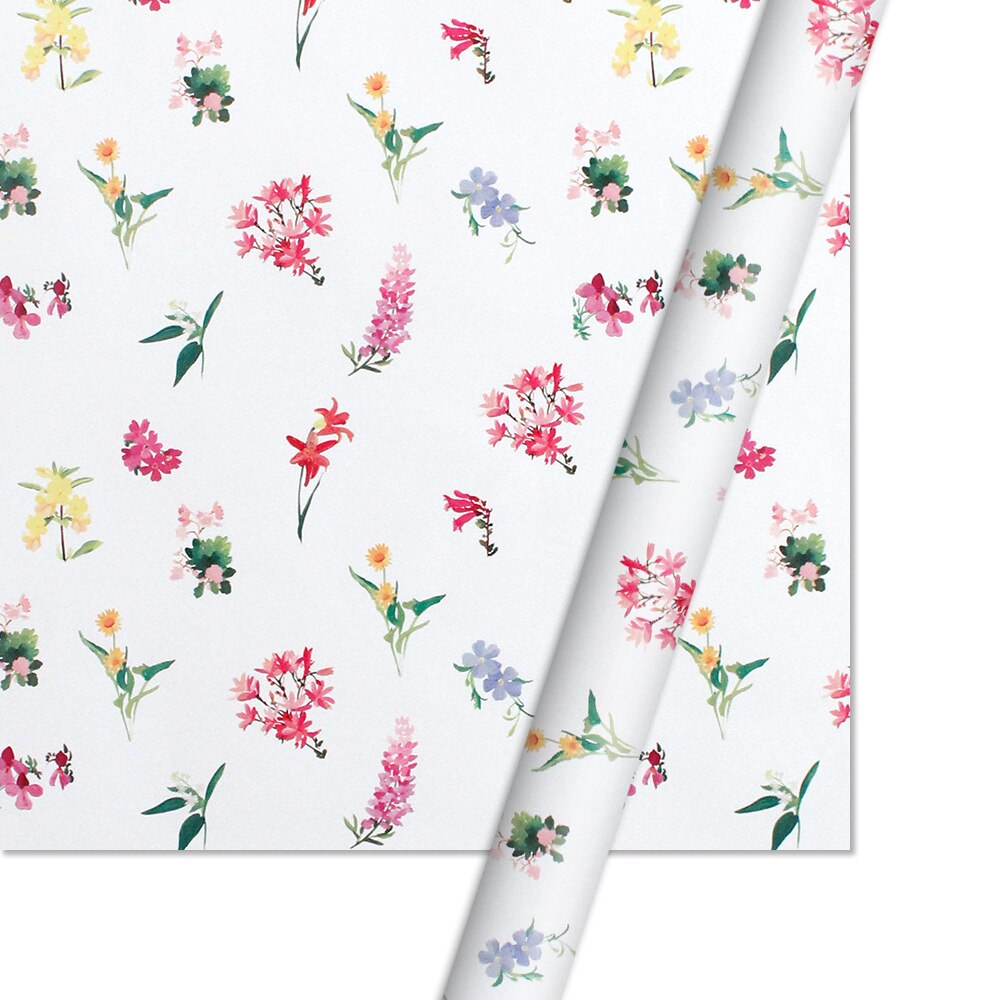 Omslagspapper bestruket papper isbjörn tecknad silkespapper prickad låda blomma scrapbook papper 50cm *76cm: 8