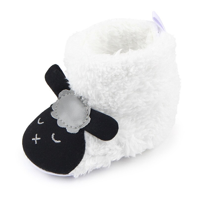 Leuke Cartoon Baby Winter Warm Booties Dier Stijl Fleece Snowboots Non Slip Peuter Babyschoenen Baby Katoen Laarzen
