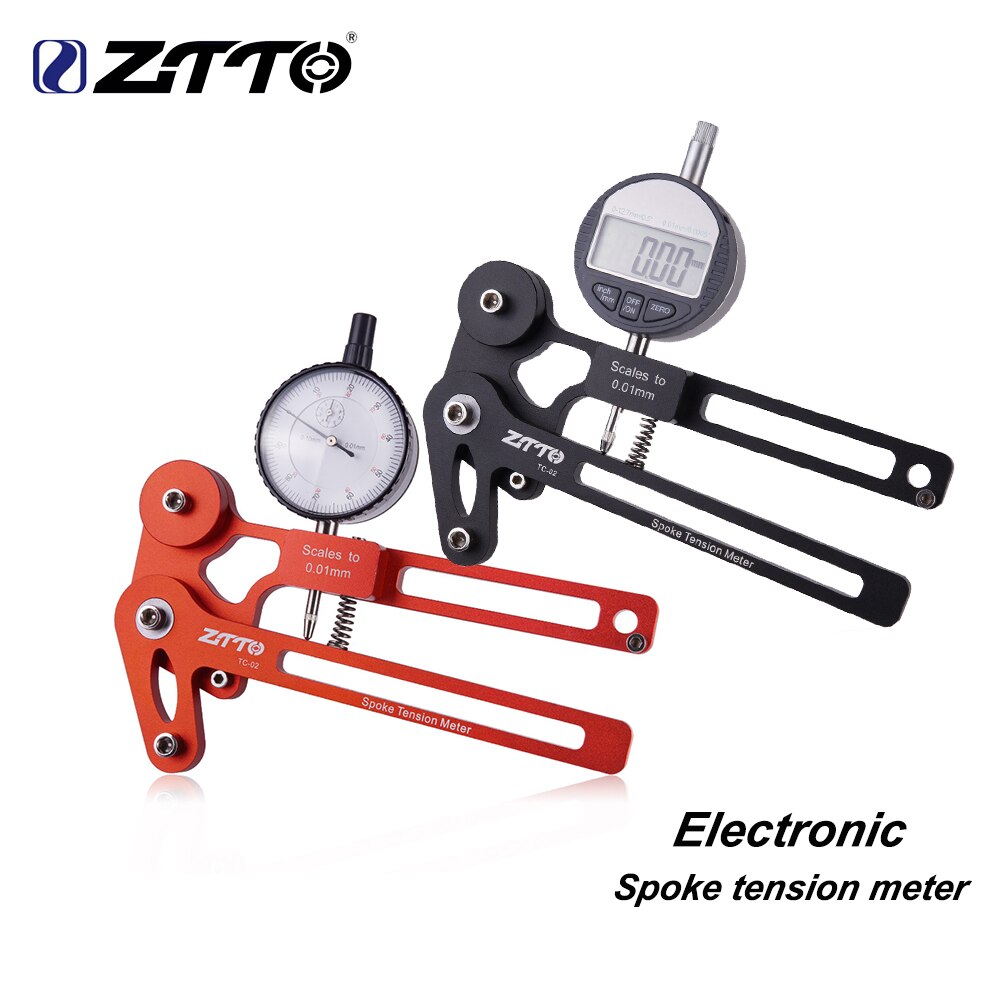 ZTTO-Compteur de tension électronique pour vélo VTT, vérificateur de rayons  de roue de vélo de route, indicateur de haute précision, précis et stable