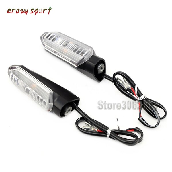 Voor Achter LED Knipperlichten Indicator Light Voor HONDA CBR650R CB650R CBR500R CB500X CB500F CB125R CB250R Motorfiets Accessoires: Clear