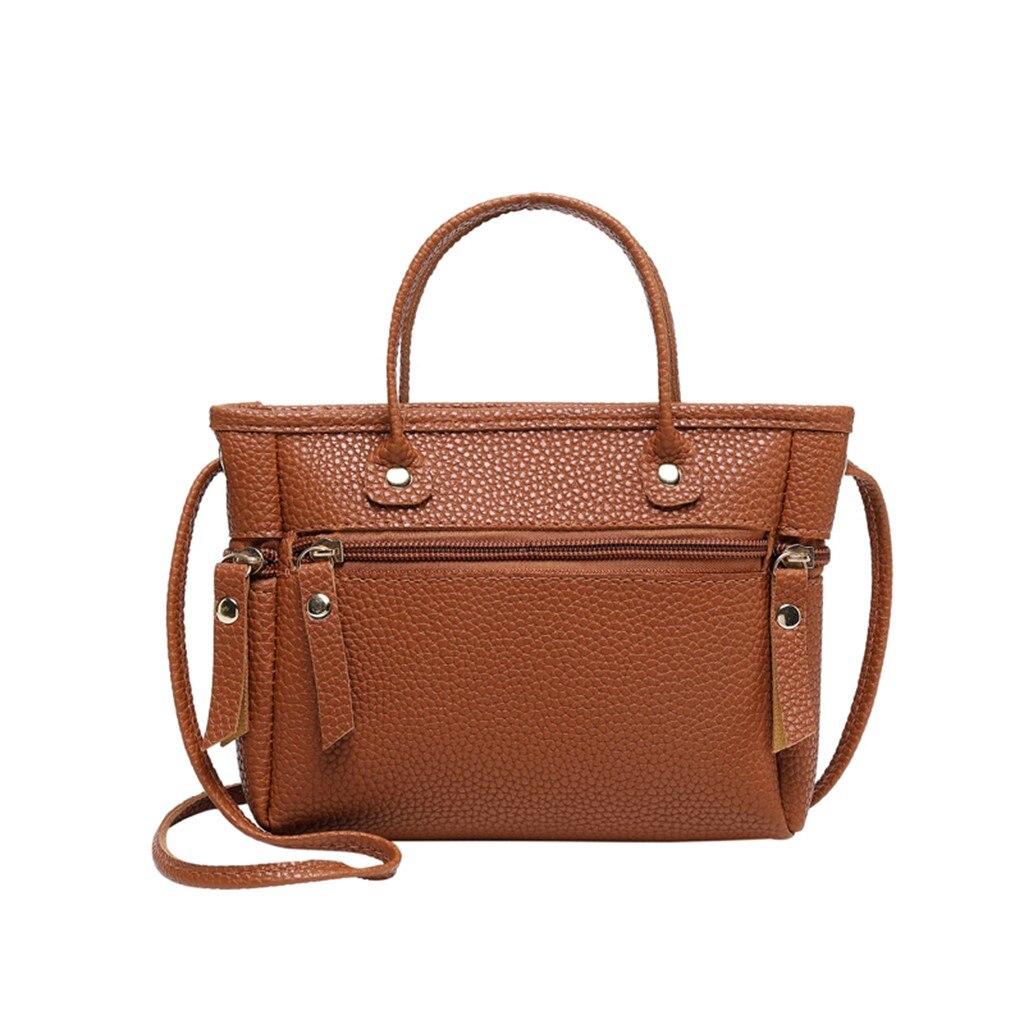 2019 Negócios Simples Das Senhoras Das Mulheres Moda Casual Sólida Do sexo feminino Casual Pu Couro Crossbody Mensageiro Bolsa de Ombro Sacos 50: B