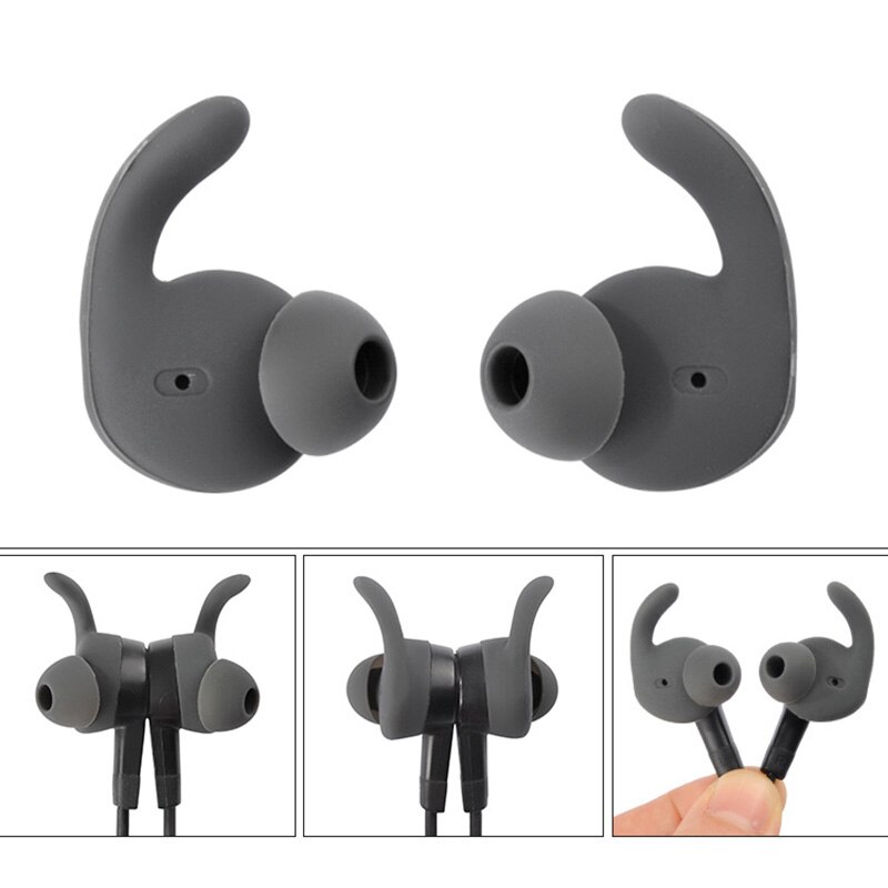 6Pcs Oordopjes Cover In-Ear Tips Soft Silicone Skin Oortelefoon Oorhaak Knoppen Vervanging Voor Huawei Xsport/honor AM61 Sport Headset