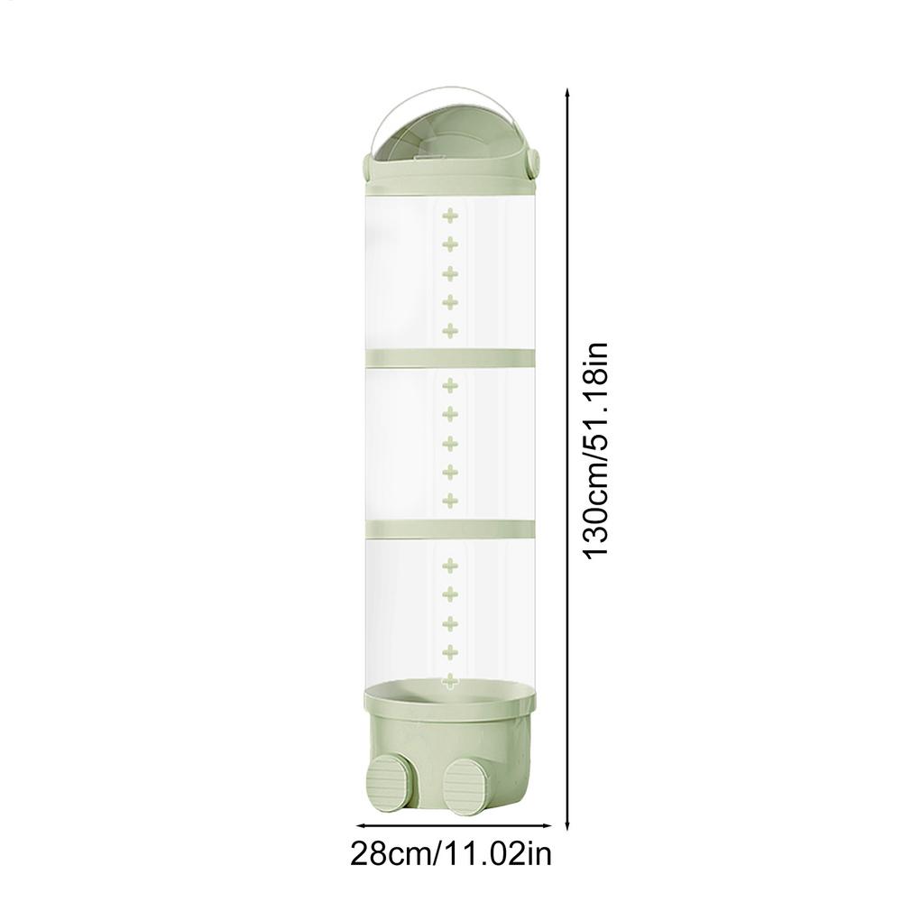 Vertical Toy Storage Tube Kids Plush Doll Clear Storage Tube Stuffed Animal Doll Storage Holder Standing Stackable Soft Toy: Rood