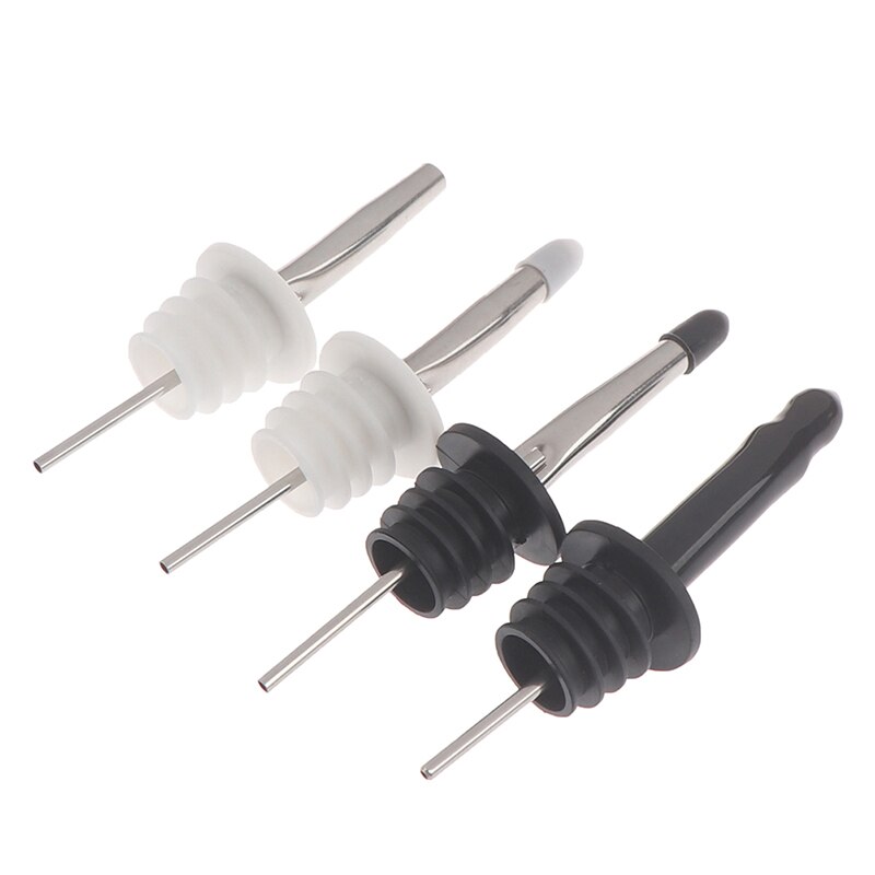 4 pièces bec verseur bouche distributeur barman maison Bar fête accessoires en acier inoxydable Whisky liqueur huile vin bouteille verseur bouchon