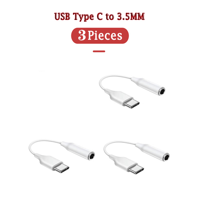 For Huawei P40Pro+ P30 USB Type C To 3.5mm Jack Audio Cable Headphone Aux Adapter For Nova 10 9 8 7 6 SE Pro 5 Mate 50 40RS: Pink