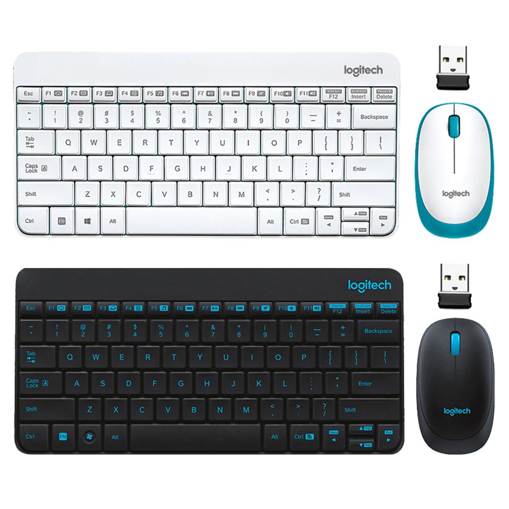 Logitech MK245 USB Nano sans fil Mini jeu clavier ensemble 1000DPI souris ergonomique Combos ensemble pour ordinateur portable de bureau à domicile