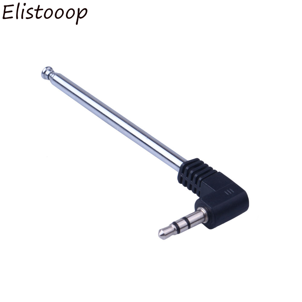 3.5 Mm Telescopische Antenne Fm Radio Antenne Rvs Multifunctionele Interface-Uitschuifbare Antenne Voor Auto Mobiele Telefoon