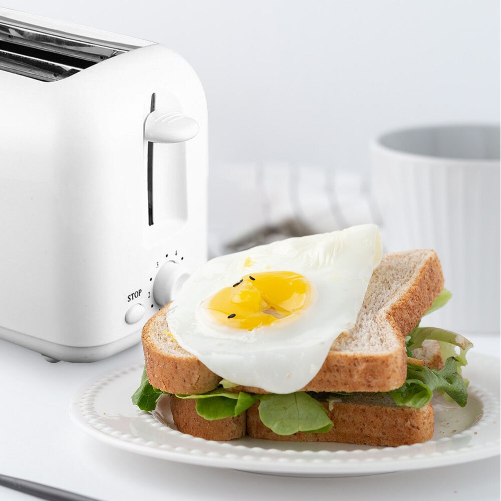 Automatic Breakfast Small Toaster Toaster Toaster Mini Multi-function Household 2 Slice Toaster Bread Machine Hamburger Grill