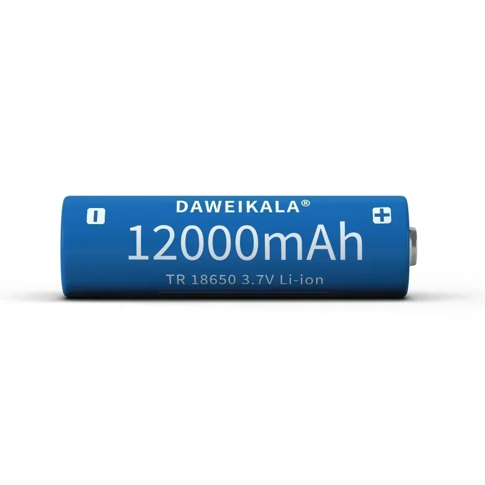 3,7 V, 18650, 12000mAh capacidad, batería recargable iones litio para linterna, batería antorcha + cargador