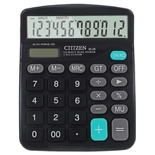 PPYY -Calculator, Standard Function Desktop Calculator Solar And Battery Powered