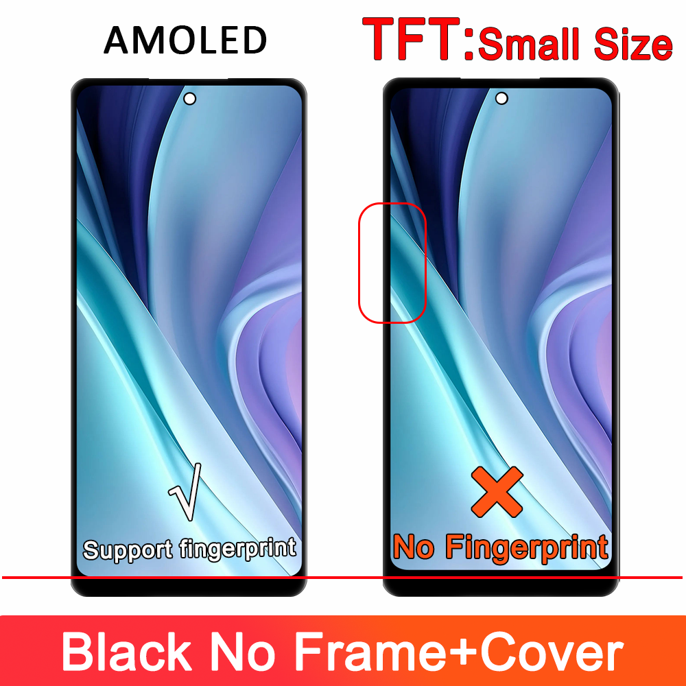 Écran Tactile TFT LCD de Remplacement avec Châssis, pour Samsung Galaxy S20 FE G781B