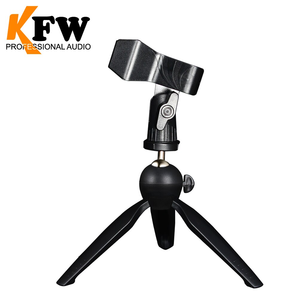 Kfw MS-17 Microfoon Stand Desktop Microfoon Clip Microfoon Statief Draagbare Desktop Stand