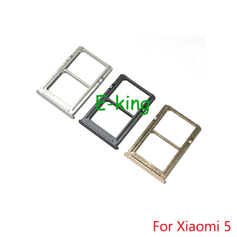 Sim Tray Holder For Xiaomi Mi5 Mi 5 SIM Card Tray Slot Holder Adapter Socket Repair Parts