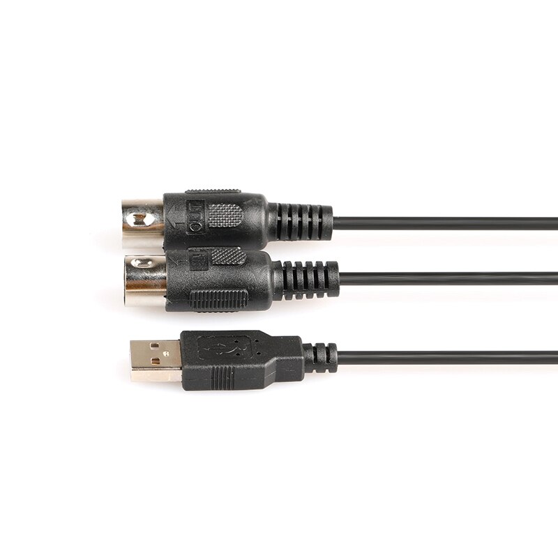 DOREMiDi MTU-10 MIDI to USB Cable USB MIDI Converter with DOREMiDi MERGE-5 MIDI Merger 5 MIDI Input 2 MIDI Converter