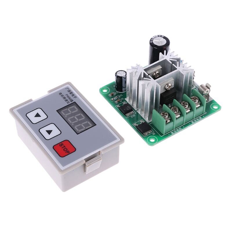 DC 12V 24V 10A PWM Motor Speed Controller Regulator Digital Speed Control Switch