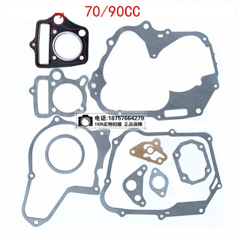 50cc Motor Pakking 110cc 125cc Zongshen Loncin Lifan 70cc 90cc Dirt Pit Bike Aap Kayo Motorfiets Cilinder 52.4Mm 54mm Pakking