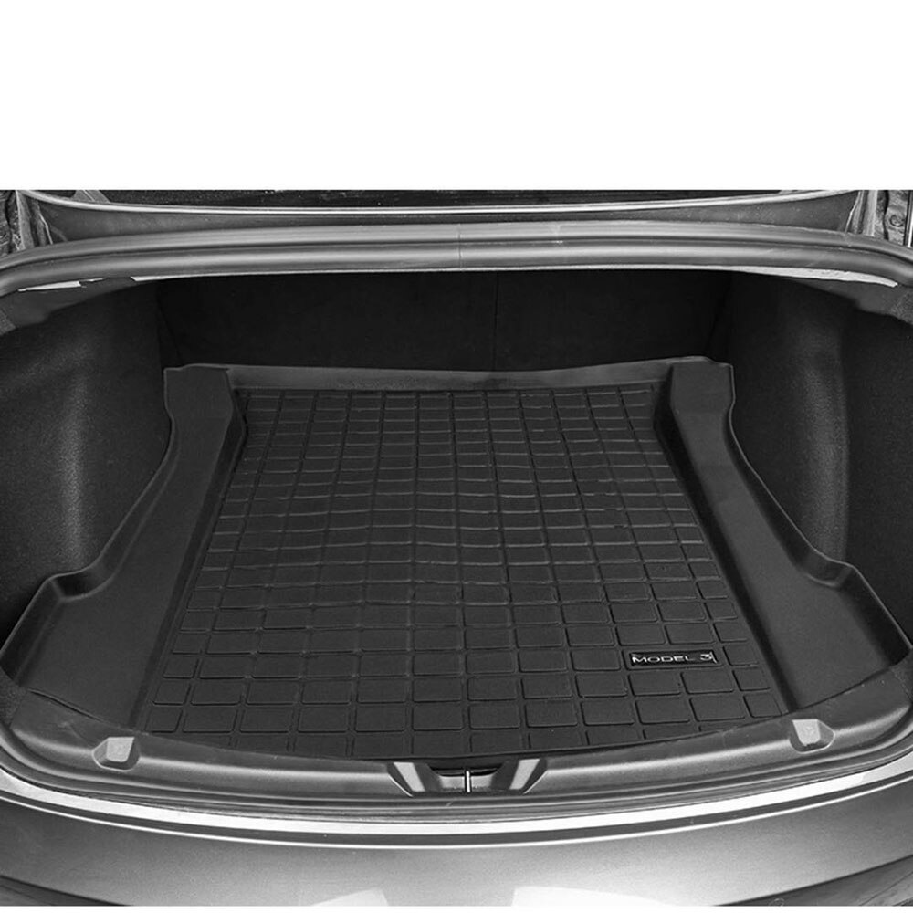 Tpe Materiaal All-Weather Kofferbak Floor Mat Cargo Liner Achter Cargo Tray Black Protector Voor Tesla Model 3