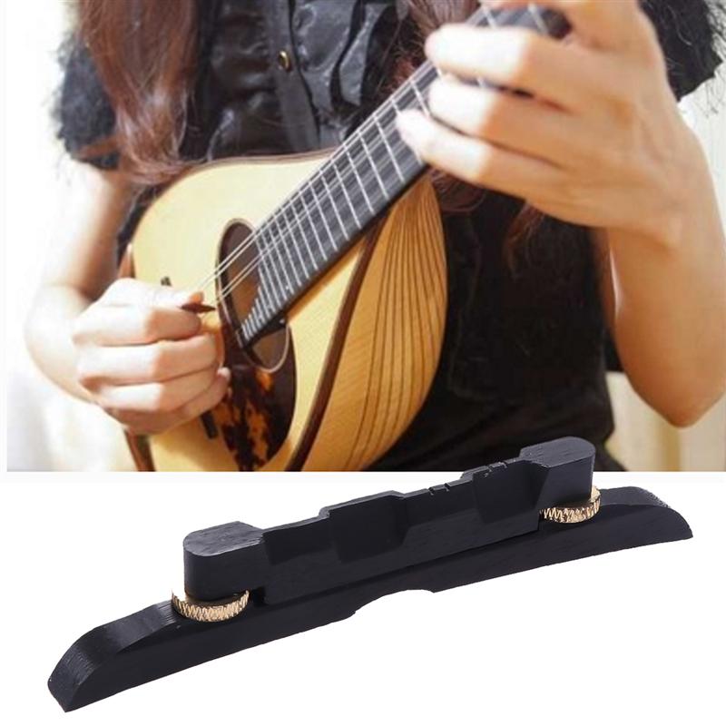 Adjustable Mandolin Bridge Compensated Rosewood Random Color