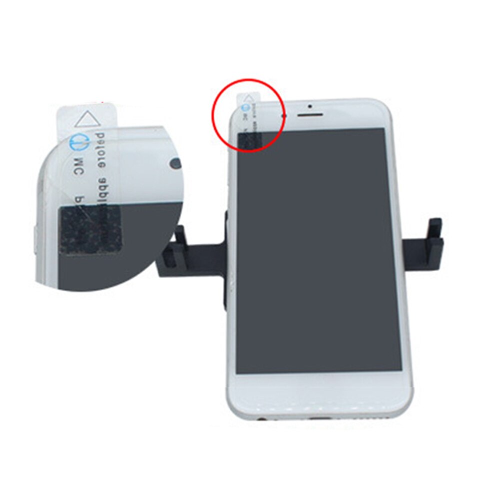 Gehärtetes glas für die installation von iphone-smartphone-schutzfolien, universelles klebewerkzeug 3.54 " einfache bildschirm-diy-anleitung