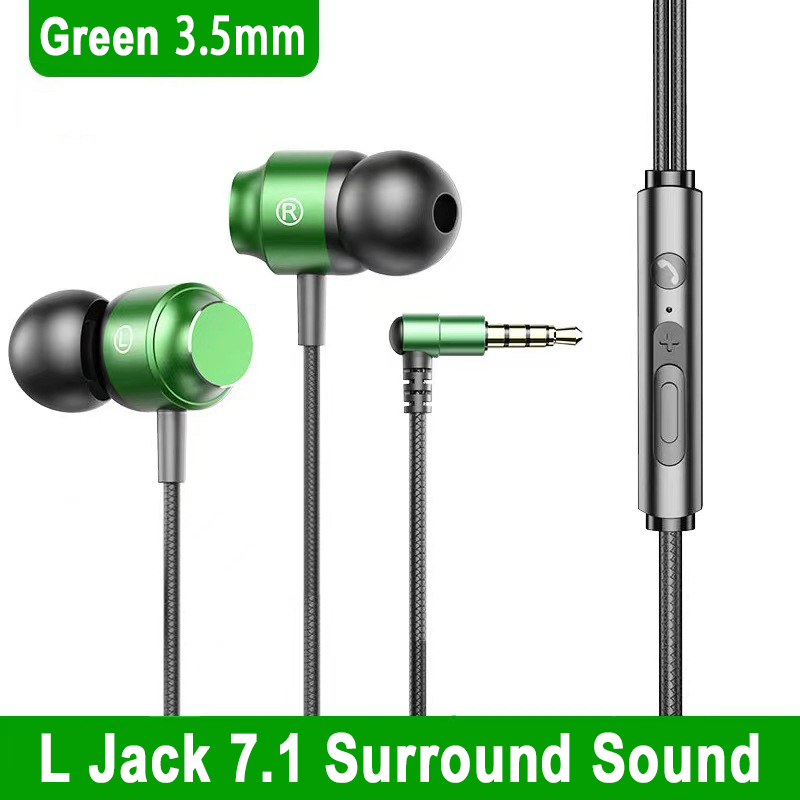 Dla Galaxy 90 ° Przewodowy zestaw słuchawkowy do gier Jack HiFi z dźwiękiem przestrzennym i mikrofonem 3,5 mm typu C Słuchawki muzyczne do Samsung S24 23 iPhone 15: Czerwony