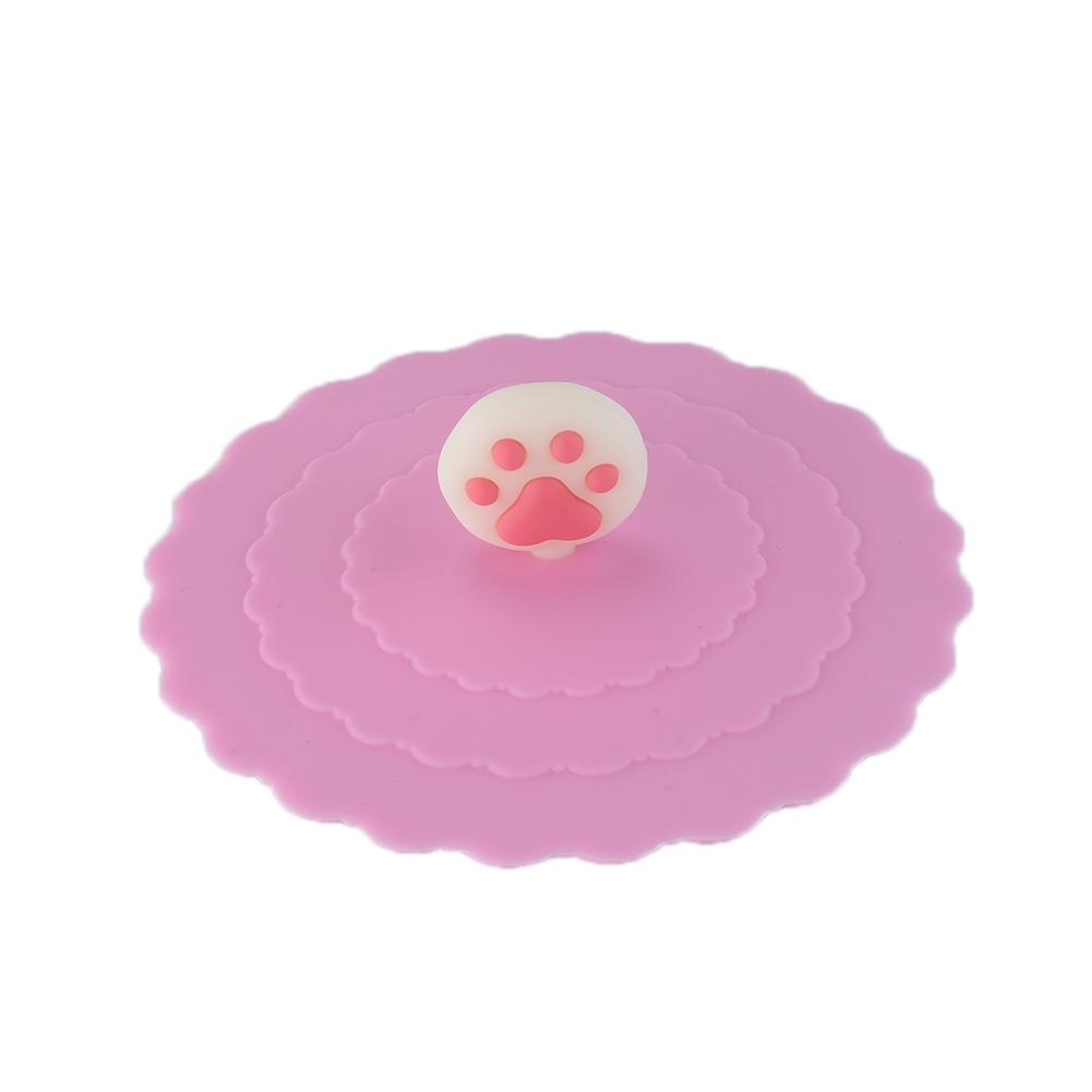 1pc søte frukter pryder vann drikkebeger lokk silikon anti-støv bolle deksel kopp forseglinger glass krus lokk tekopp deksler diameter 10cm