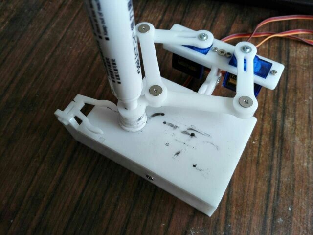 Arduino Plotclock robot kit drawing program acrylic arm