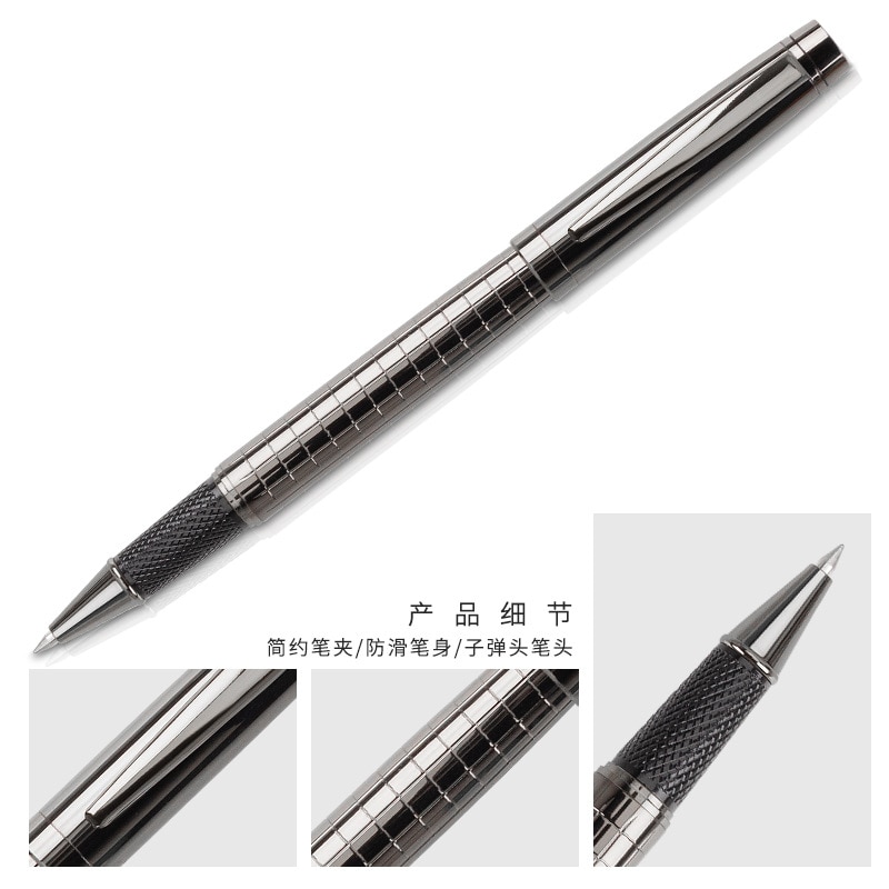 Stylos à bille en métal de luxe, stylo à bille pour Signature scolaire et de bureau, fournitures de papeterie pour étudiants