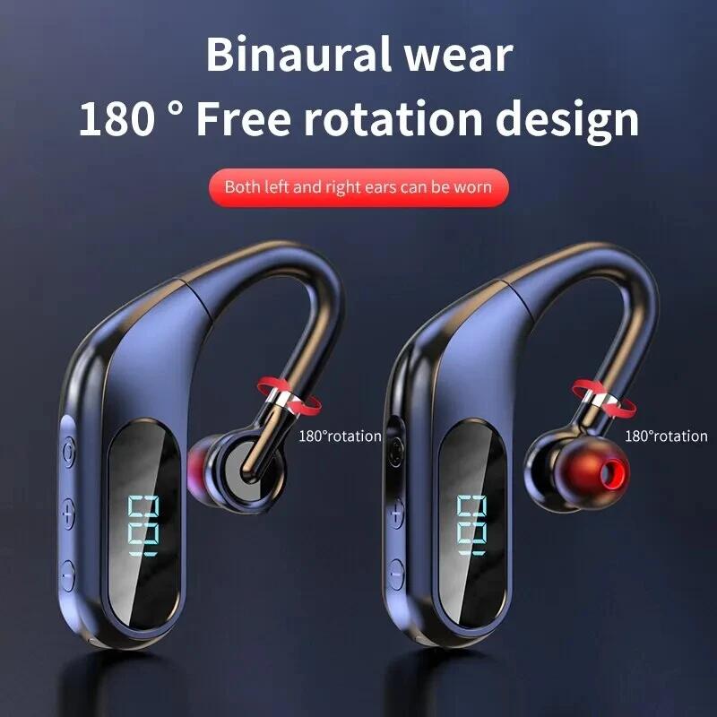 Cuffie Bluetooth con display digitale in tempo reale Qualità del suono HD Resistenza durevole con cuffie sportive indolori