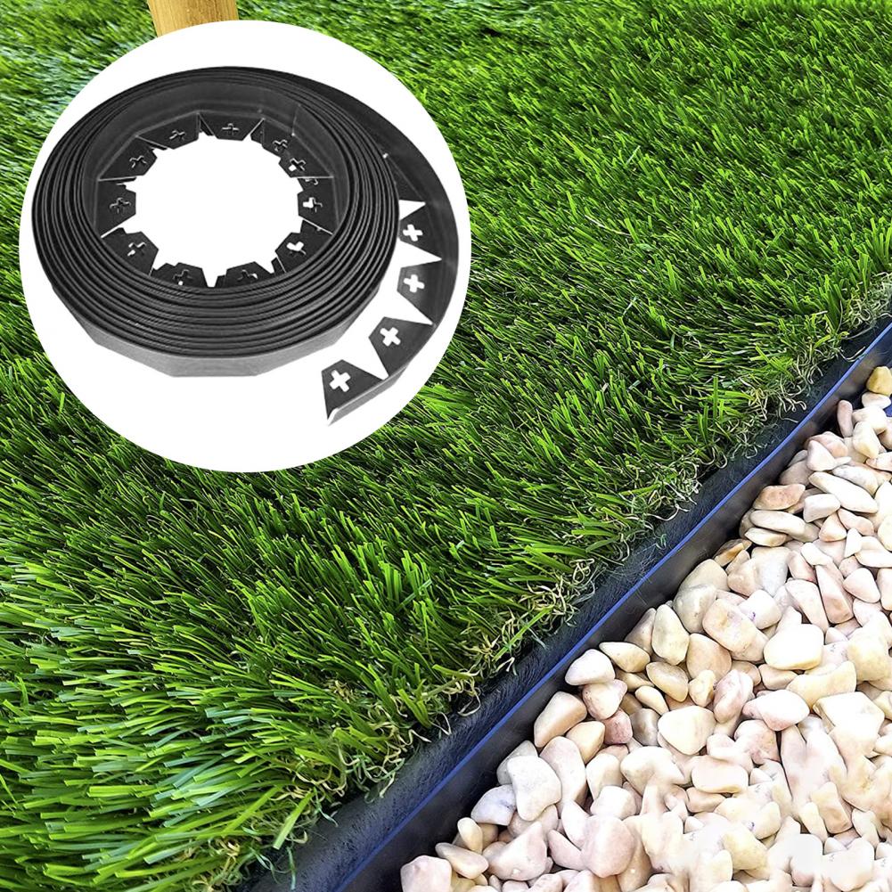 Landscape Edging No Dig Flexible Plastic Weather Resistant Garden Paths Border for Garden