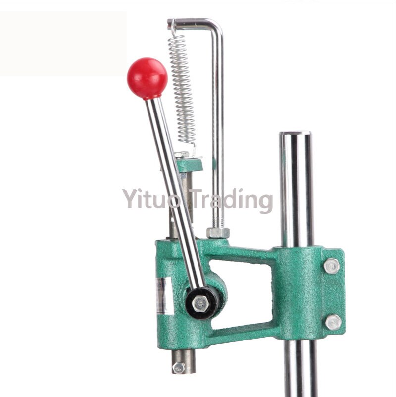 Mała prasa ręczna ambona przemysłowy mikro wykrawarka prasa regulowana wysokość JM-16 kwadratowa głowica okrągła prasa aluminiowa biegun