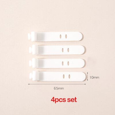 Self-adhesive Desk Set Wire Clip Electrical Wire Fitted Hooks&Rails Data Cable Glands Winder Organizer Cable Protector: B