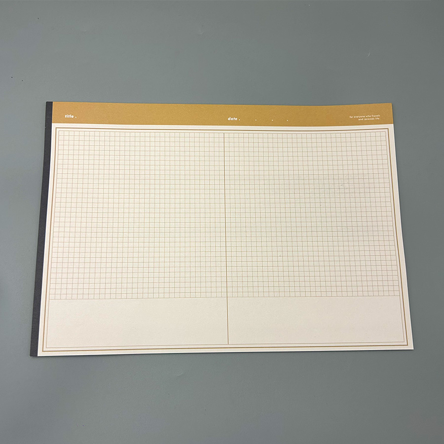 1 stuk schrijfboekje voor studenten, gevoerd/leeg notitieboekje, afneembaar notitieboekje voor studenten, notitieboekje van 30 pagina's - Kantoor: Geel