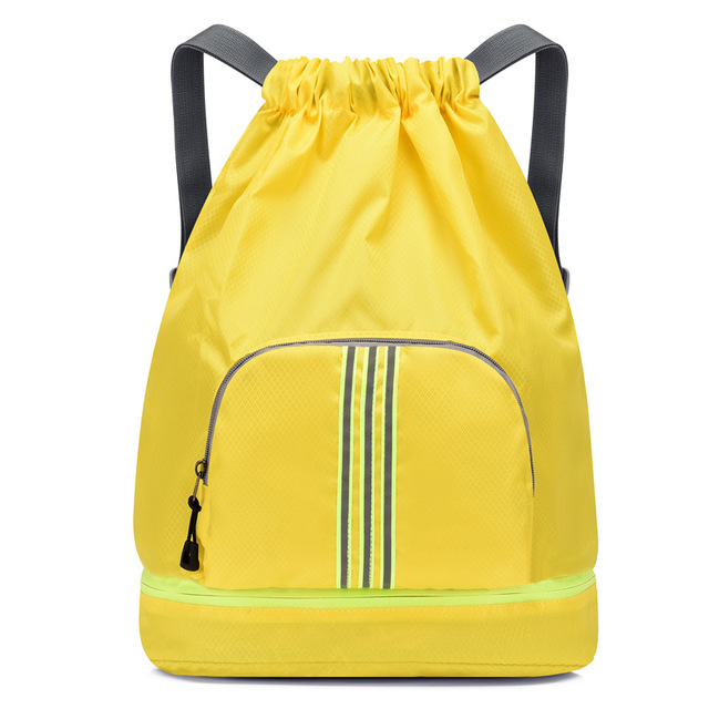 Sports Bag Women's Drawstring for Male Large Cycling Basketball Female Weekend Luggage Travel Yoga Backpack Men: Blue