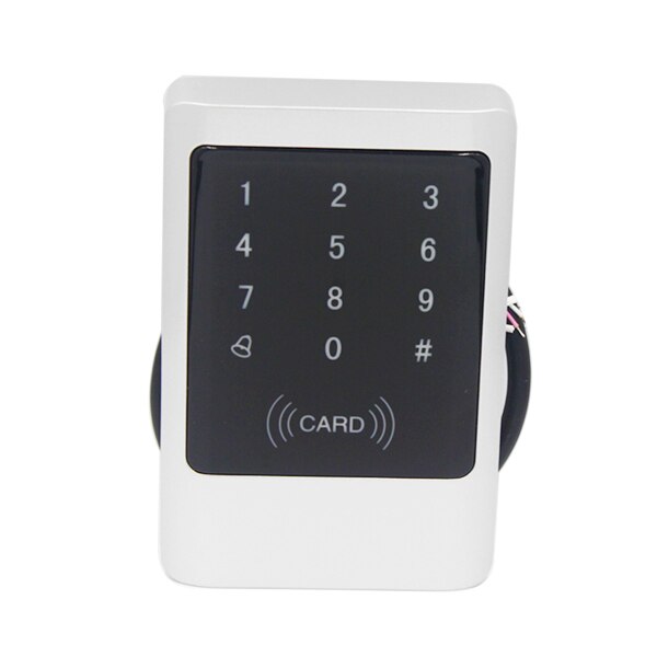 125KHz Waterproof Access Control Touch Metal Smart Keyless Lock Card Reader: AC
