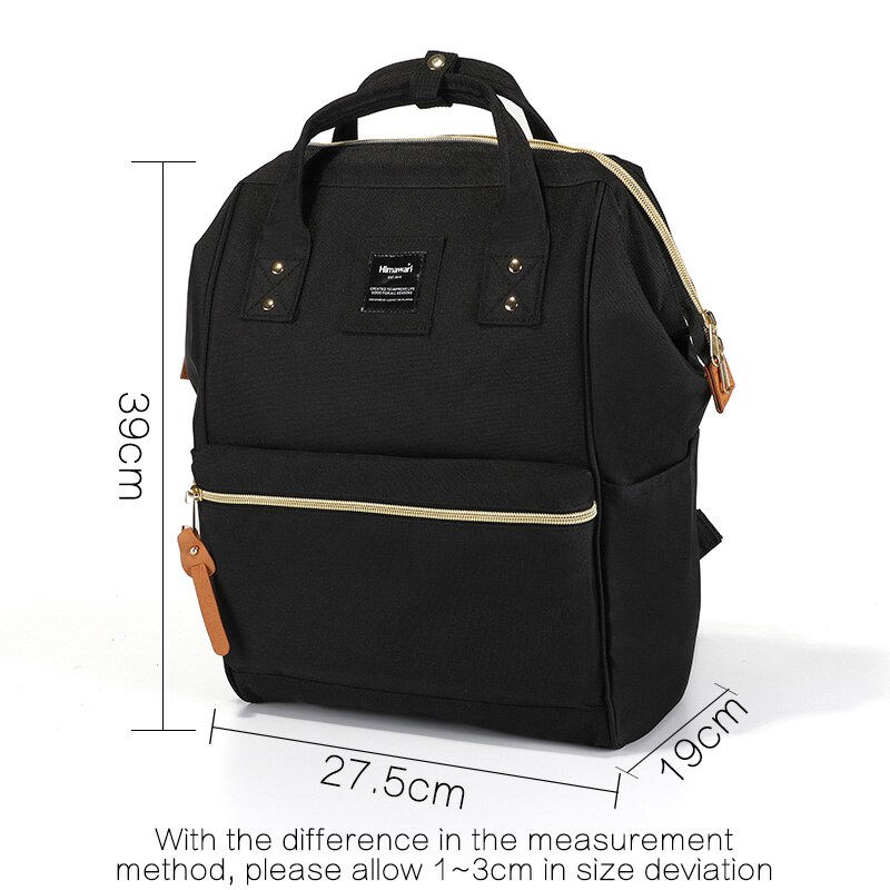 Himawari Travel Backpack - Unisex Laptop Bag - Water Resistant Polyester School Bag