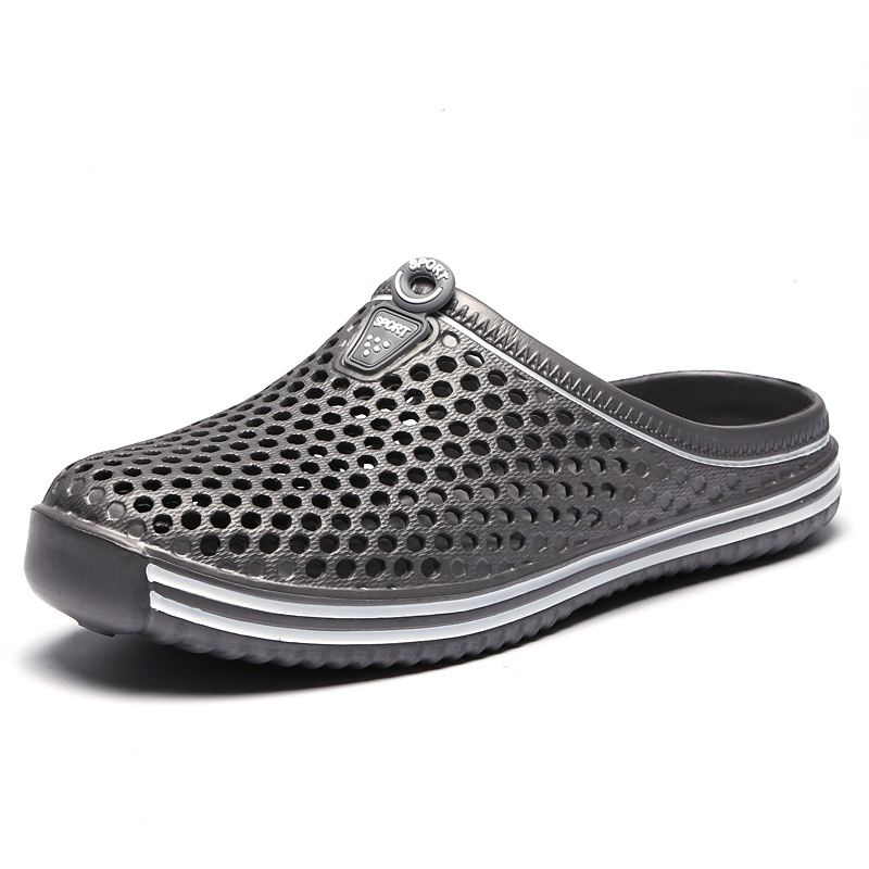 Slippers Cutout Clogs Shoes Men Women Garden Convenience Bathroom Slippers Non-slip Beach Sandals