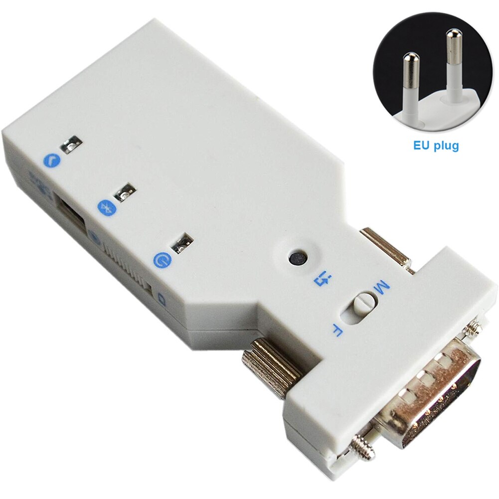 BT578 RS232 USB Cable Wireless Easy Apply Data Line Computers Practical Bluetooth Serial Adapter Male Female Head Portable: EU