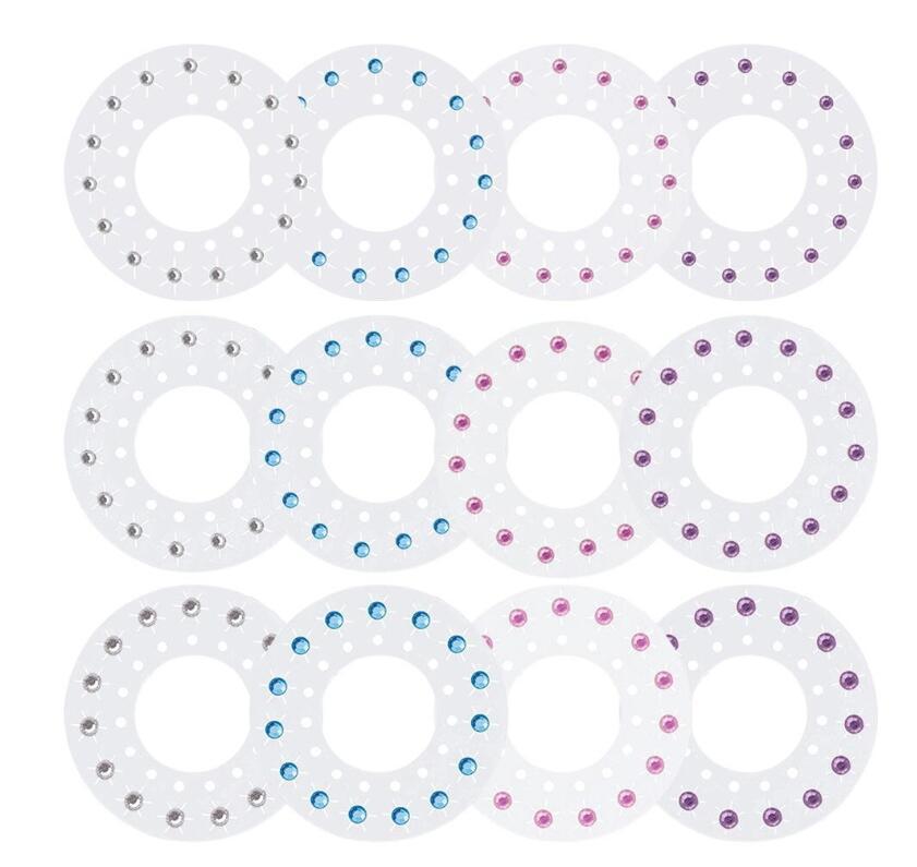 180 edelstenen blingers deluxe set meisjes speelgoed fantasiespel juwelen navulling set diy meisjes haarstylingtool diamant sticker speelgoed: Slechts 180 volledige edelstenen