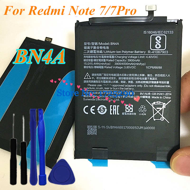 Aousavo BM4R Batterie De Rechange Compatible Avec Xiaomi Mi 10 Lite M2002J9G Avec Kit D'outils Gratuits