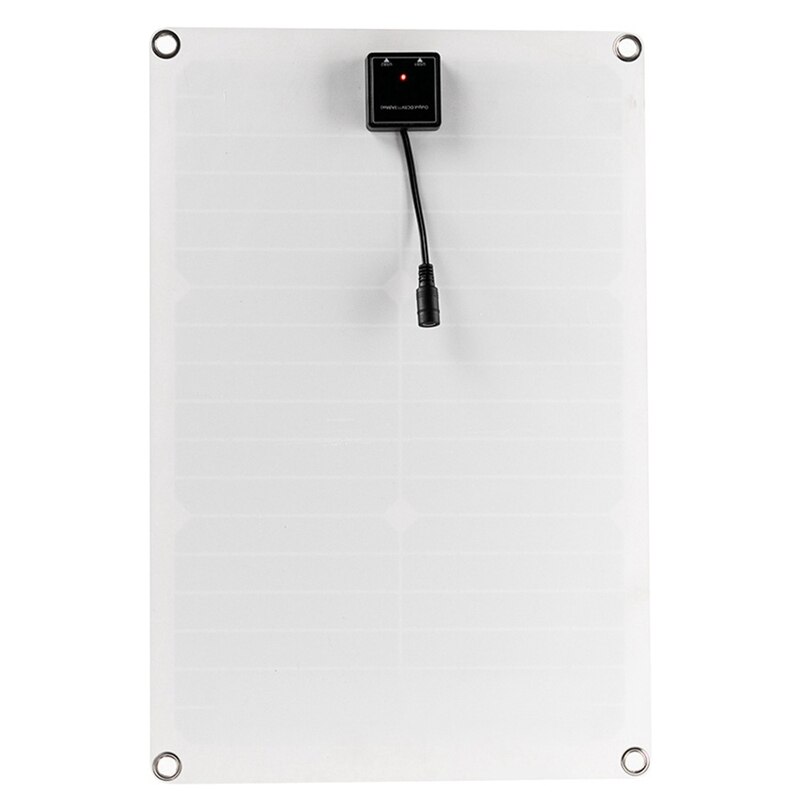 20W Solar Power Panels Outdoor Monocrystalline 18V Semi-Flexible Solar Panels to Generate Photovoltaic Modules