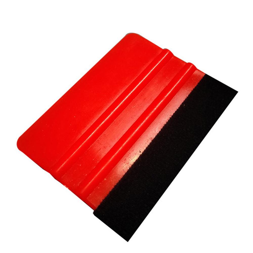 Small Quartet Scraping Velvet Scraper Car Film Photo Film Special Scraper Cloth Scraper Soft Felt Edge ScraperSmall Quartet Scra: Brown