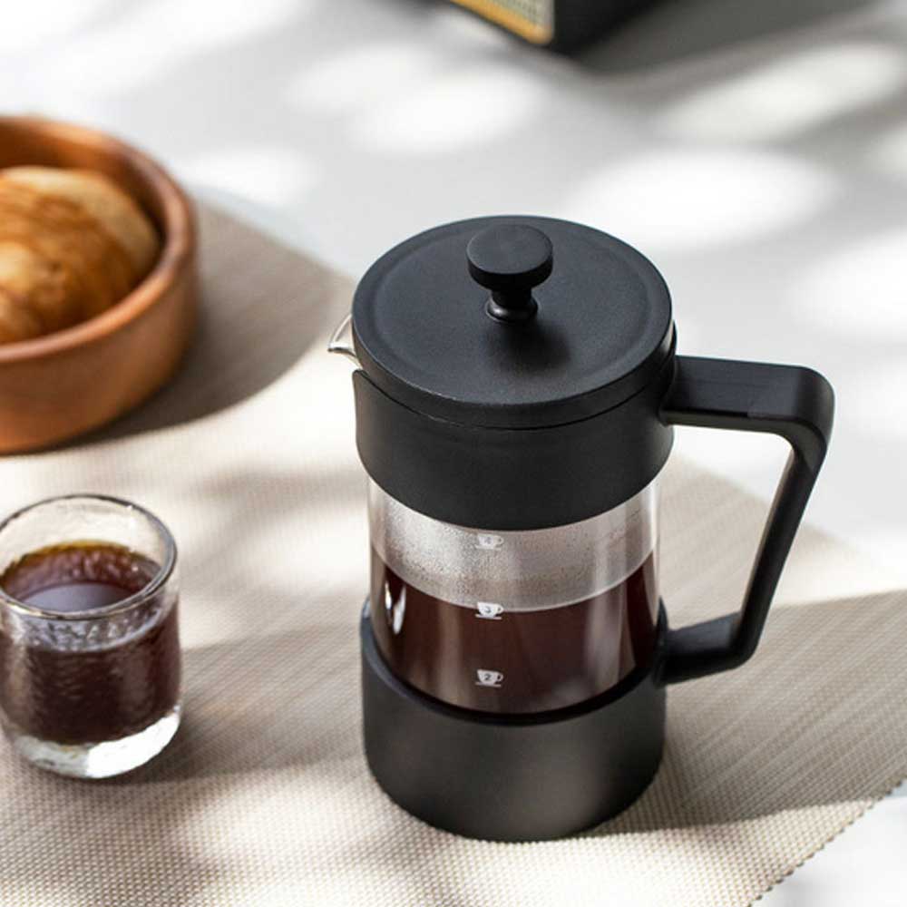 350ml/500ml/1000ml Stainless Steel Hand Brewed Coffee Pot French Press With Filter Double Wall Insulation Coffee Cup