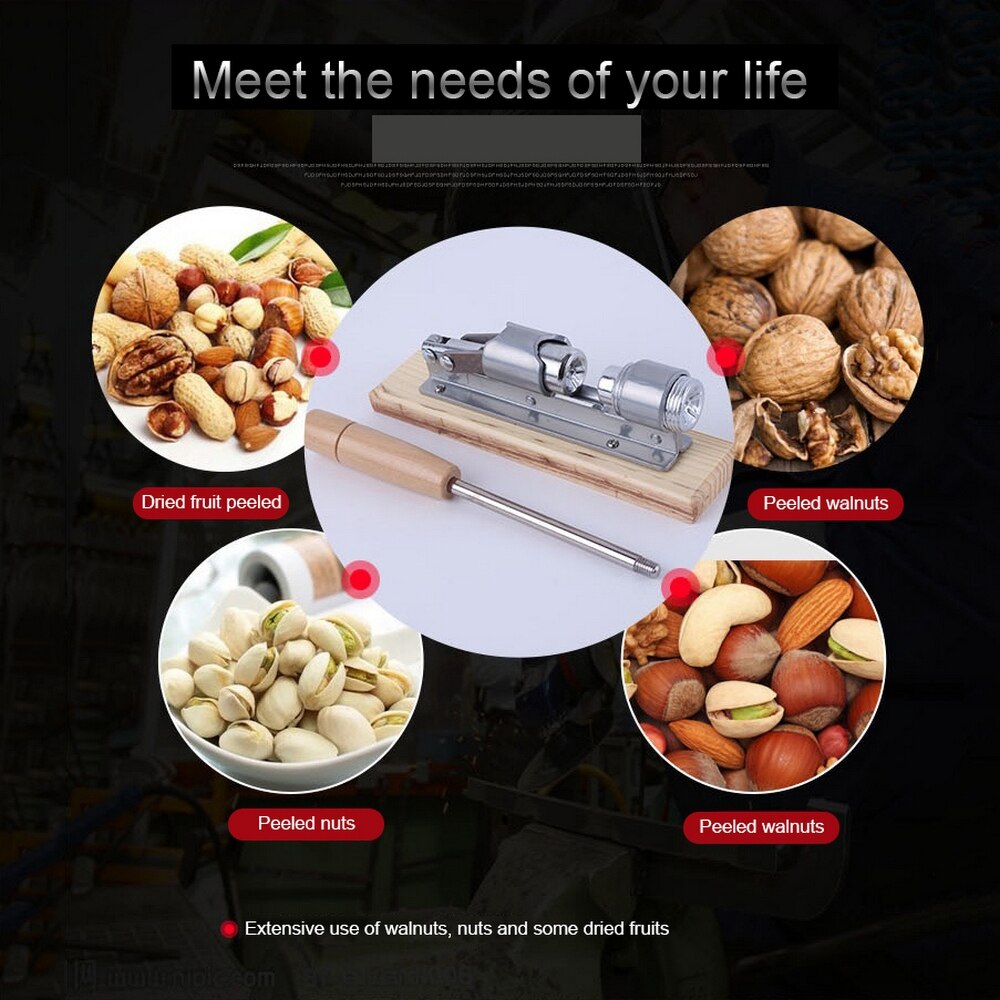 Nutcracker Sheller Crack Almond Walnut Pecan Hazelnut Filbert Nut Kitchen Nut Sheller Cast Steel Clip Tool Clamp Plier Cracker