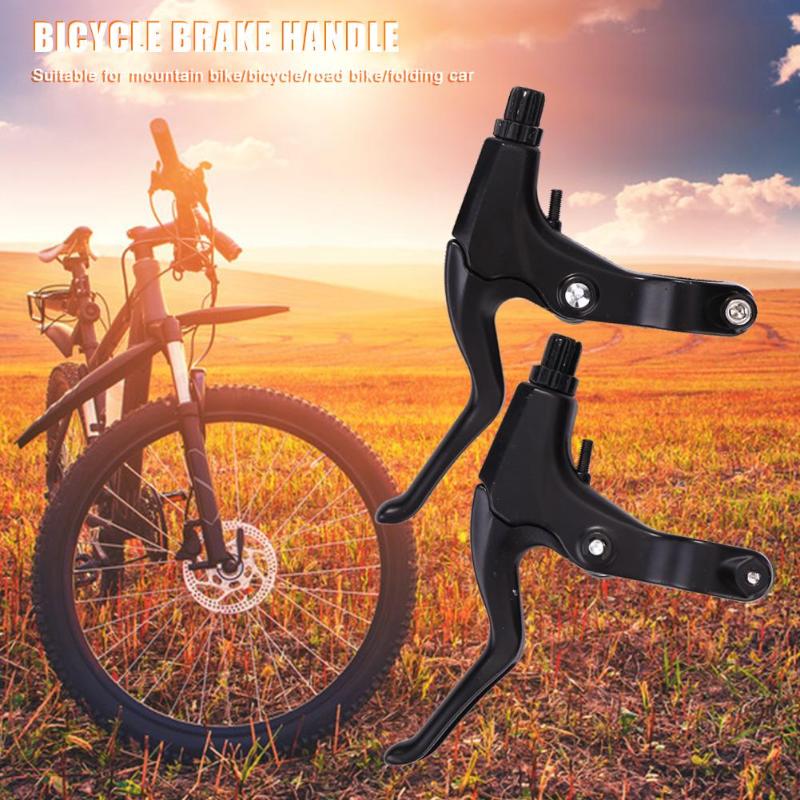 1 paar Aluminium Legierung MTB Bike Disc Bremshebel Bike Bremsscheibe Bremsen Hebel Mountainbike Fahrrad Griff Kurbel Fahrrad teil
