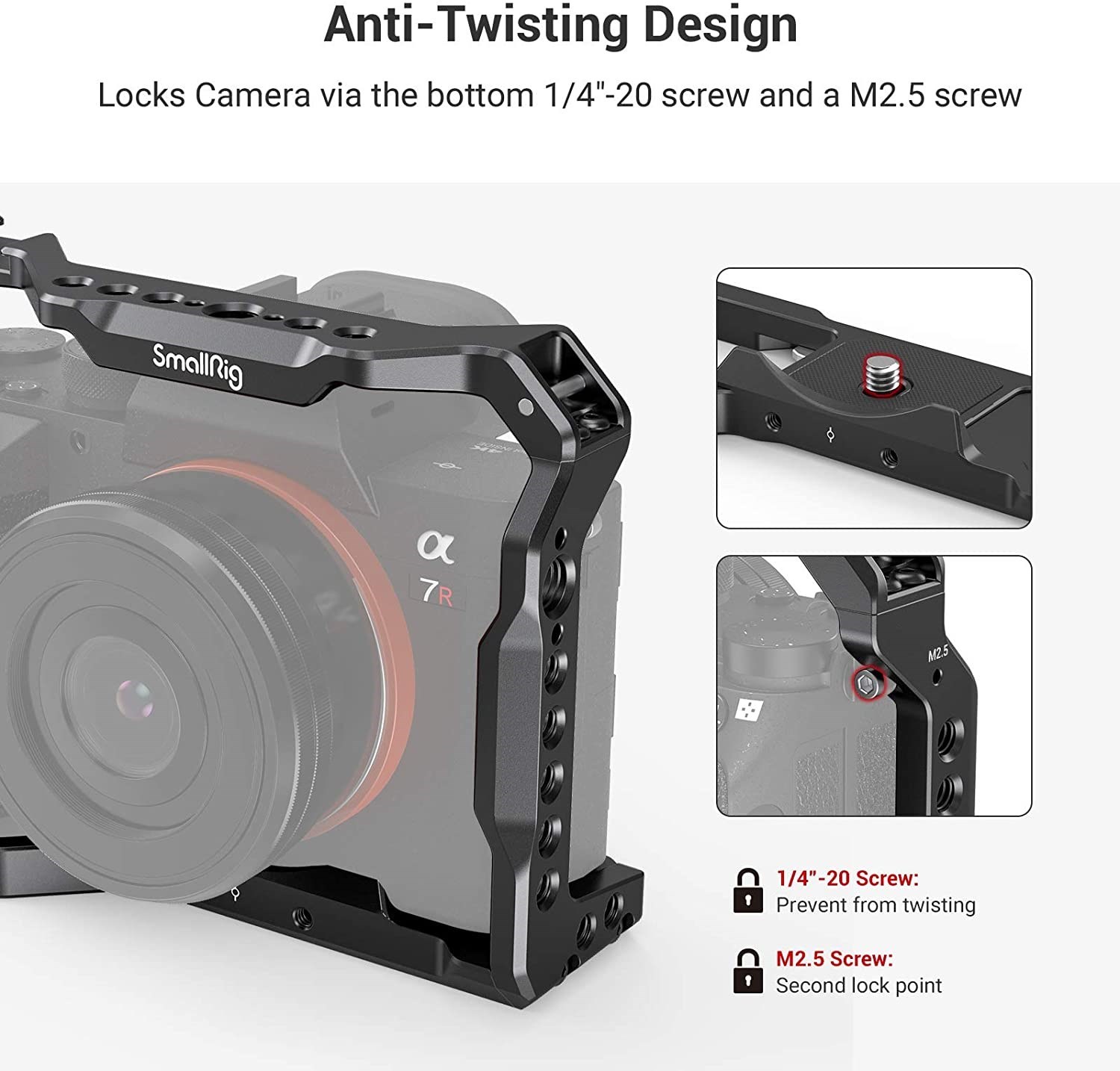 Smallrig Dslr Sony A7 Iii A73 A7M3 Camera Kooi A7R3 Sony A7III Rig Met Koud Shoe Mount Voor Sony A7III a7RIII A9 Camera Kit 2918