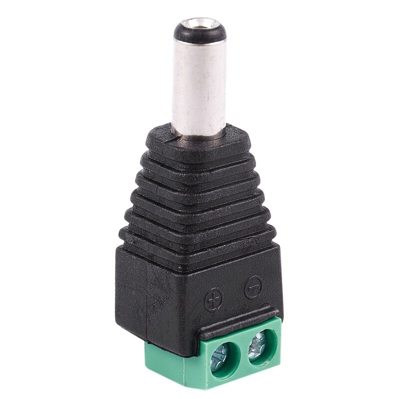 2.1 x 5.5mm DC Power Male Plug Jack Adapter Connector for CCTV Camera