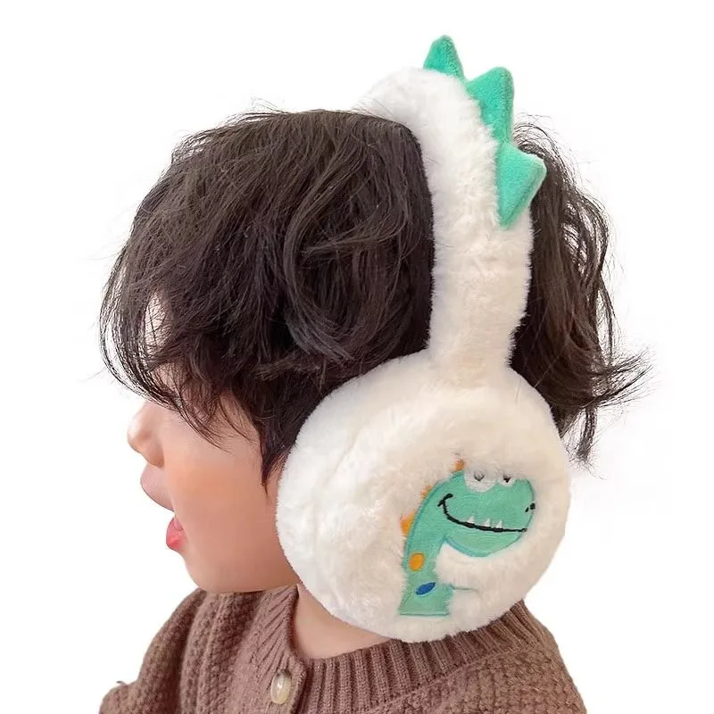 Kids Warm Ear Muffs Korean Style Ear Warming Anti-Cold Cute Baby Winter Ear Cover Small Dinosaur Ear Bag Ear Cover
